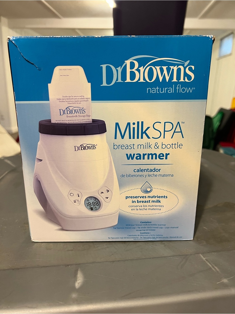 Dr. Brown's MilkSPA Breast Milk & Bottle Warmer - White